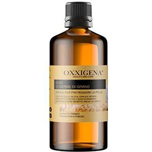 Oxxigena - 100% pure tarwekiemolie, verpakking van 250 ml, ideaal als lichaamsolie tegen striae, antirimpelbehandeling voor het gezicht en behandeling voor zwak haar