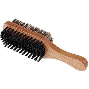2-side Mannen Nylon Bristle Baard Snor Borstel Met Houten Handvat 3 Grootte B