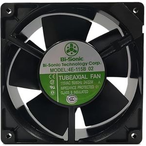 4E-115B 02 115VAC 24/22W Axial Fan 120 * 120 * 38MM All Metal Industrial Cabinet Cooling Fan