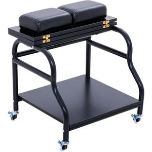 PP-Vic Dubbellaags Roestvrijstalen Voetenbadwagen, Draagbare Pedicurewagen Voor Voetbank Manicure-Massagestation, Voetspa Schoonheidsspecialistewagen Voor Thuisgebruik in De Spa