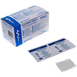 Romed - Alcoholpads - 100 stuks - 70% Isopropanol - 30 x 65 mm