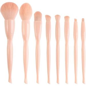 Nieuwe 8 Teint Make-up Borstels, Beginner Volledige Set van Beauty Tools, Zachte Haren Beauty Tools Make-up Borstels