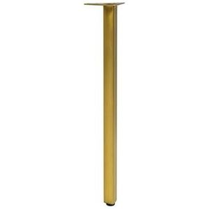 MIKFOL Badkamer kast steun benen roestvrij staal geborsteld goud dressoir benen tv-kast bank poten vierkante hardware poten salontafel poten (kleur: geborsteld goud hoogte 50 cm)
