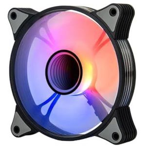 QPSJXN 120mm RGB Koelventilator 4pin PWM ARGB Computer Case Fan Met Effect 3pin 5V 12cm Ventilador Compatibel met PCs (AR12PRO 1 ventilator)