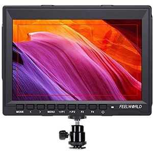 FEELWORLD FW759 - 7 Inch DSLR Camera Monitor - 1280x800 IPS - 4 HDMI Ingangen/Uitgangen - Video Peaking Focus Assist - 178° Groothoek