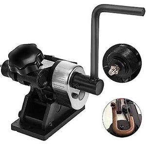 Handleiding Metalen Pijp Ring Bender 13-1/2 Inch Tandwiel Aangedreven Handheld Aanpassing Platte Ronde Stalen Roller Tool for Buigen Hoek Elektrisch gereedschap