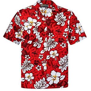 Hawaiiaans Overhemd | voor Heren | Katoen | maat S - 8XL | Korte mouw | Bloem Shirt | Bloemen Overhemden | Hibiskus Hemd | Hibiscus Hemden | Klassiek Shirts | Bloemen | Retro | Vintage | Kokosnoot Knopen | Hawaï | Partij