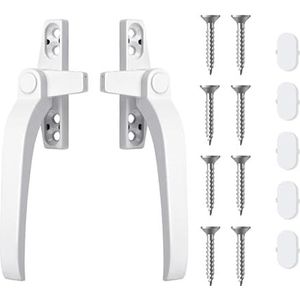 Raamgreep, corrosiebestendig, hittebestendig, gladde handgreep, eenvoudig te installeren, wit