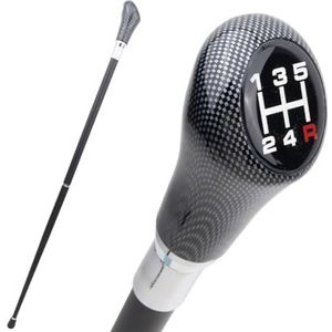 Wandelstok voor de Versnellingspook - Ergonomische, Op Auto's Geïnspireerde Mobiliteitshulp Met Comfortabele Grip Wandelstok voor de Versnellingspook voor Autoliefhebbers, 36,8 Inch