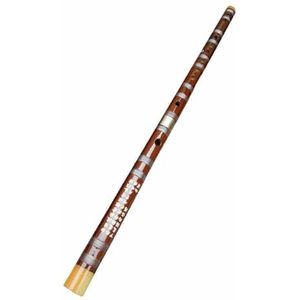 Bamboefluiten Wit Koperen Tweedelige Bloembeen Met Één Inzetstuk Bruin-rood Bamboefluit Dwarsfluitinstrument(D Key)