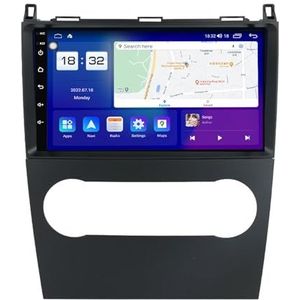 Android 14 autonavigatie in-dash autoradio-ontvanger voor Benz B200 A B Class W169 2009-2012 dubbel Din 9 inch touchscreen autoradio met Bluetooth handsfree RDS SWC(T1 8Core 8+128G)