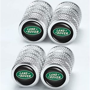 4Delige Autobandventieldoppen, Ventieldoppen Met Rubberen Ring, Waterdichte Stofdichte Stuurpencovers, Accessoires Exterieur, Voor Land Rover Discovery Range Rover Sport Defender LR2 3 4