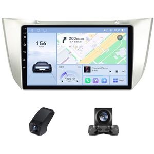 Autoradio geldt voor Lexus RX300 RX330 RX350 RX400H II 2 2003-2009 Toyota Harrier XU30 II 2 2003-2013 9 inch Touchscreen met Wireless Carplay Android Auto,GPS 2 DIN Radio Android(X2)