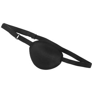 Lioobo Elastische zijden oogklep Medisch oogmasker ogen vlekken voor volwassenen kinderen amblyopie Lazy Eye (zwart)