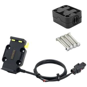 Telefoonhouder Motorfiets Voor BMW Voor R1200RT Voor R1250RT Adventure Motorfiets Navigatie Beugel USB Mobiele Telefoon GPS Draadloos Opladen Ondersteuning Navigatie Plaatbeugel (Color : -Yellow- 12m