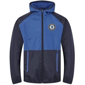 Chelsea FC - Regenjas/windjak voor mannen - Officieel - Cadeauset - Marine koningsblauw - Large