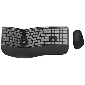 Conceptronic ORAZIO02US toetsenbord Inclusief muis Kantoor RF Draadloos QWERTY Amerikaans Engels Zwart