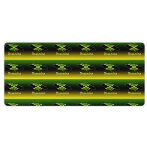 Cascade of Jamaica Vlaggen Mode Bureau Muismat Antislip Gaming Muismat Accessoires Decor 40x90cm