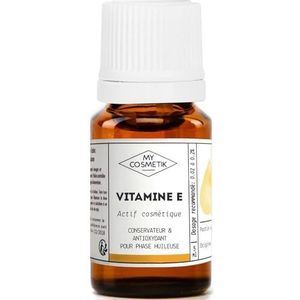 MY COSMETIK - Vitamine E - tocoferol - cosmetische werkzame stof - conserveermiddel en antioxidant - 100% puur plantaardige oorsprong - 30 ml