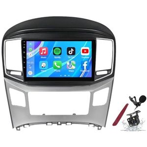 Android 14 Autoradio Sat Navi voor H-yundai H1 (2017-2018) 9 Inch Touchscreen Multimedia Speler met Draadloze Carplay GPS Navigatie FM RDS Bluetooth 5G-WiFi SWC DSP,M100s