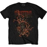 Pantera T Shirt Goddamn Whiskey Band Logo nieuw Officieel Mannen Zwart L