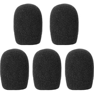 5Pcs Headset Microfoon Covers Schuim Ruisonderdrukking Headset Microfoon Spons Microfoon