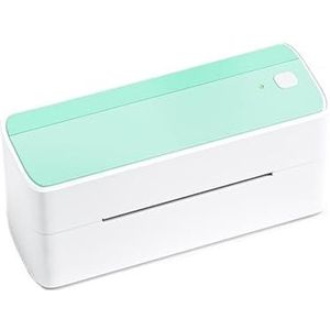 Thermisch Printer Bluetooth 118mm Verzending Thermische Label Maker Sticker Printer Draagbare Adres Verzendlabel Printer Machine Op Grote Schaal Gebruikt Duidelijk Snel(White Green)