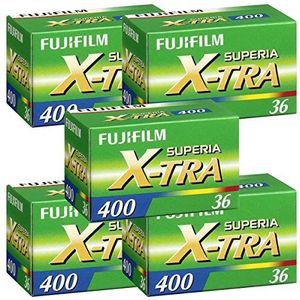 Fujifilm Superia X-TRA 400, 5 x 36 EXP. 5 stuks