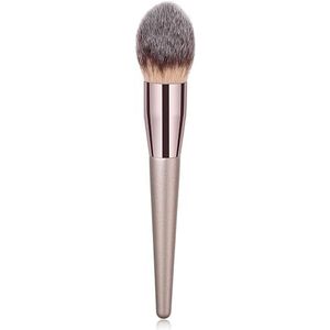 WWZ889 1 stuk afgeschuinde make-up kwast voor foundation professionele contourborstel kwaliteit make-up tool applicator gemengde toepassing (parfum goud)