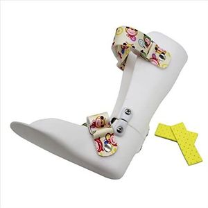 Orthese voor voetdaling ， Kindervoetbrace Orthese Voetspalk u200b for enkelverstuiking en fractuurfixatie, links-L(Left,M)