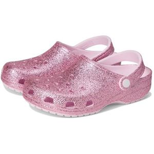 Crocs Klassieke Chunky Glitter Klomp K, Roze Melk, 12 UK Kind, Roze Melk, 29/30 EU