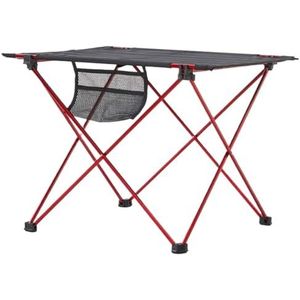 Picknicktafel Klaptafel Duurzame Kampeertafel Aluminium Klaptafel Prefect Voor Buitenpicknick Multifunctionele Tafel Campingtafel Inklapbaar (Color : Rot, Size : 56 * 43 * 41cm)