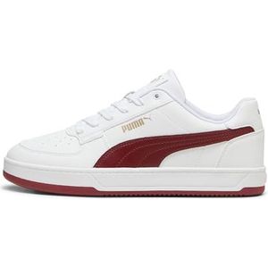 PUMA Unisex Caven 2.0 Sneaker, Puma Wit Intens Rood PUMA Goud, 40 EU
