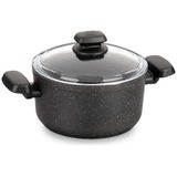 Korkmaz Ornella aluminium braadpan 28 cm 8L met 5-laagse anti-aanbaklaag
