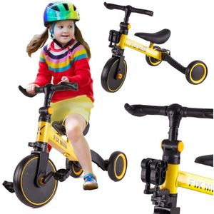 Fix - Mini 3 in 1 Driewieler - Geel Zwart - Aluminium Frame