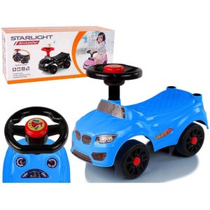 Starlight shadow BMW look loopauto met claxon vanaf 1 jaar 46 x 22 x 33 cm blauw