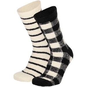 Apollo - Bedsokken - Zwart - 2-Pak - Dames