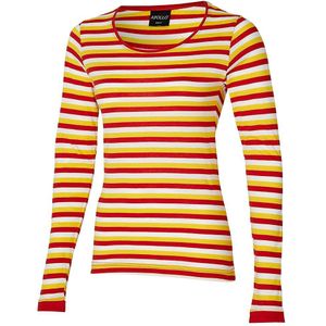 Oeteldonk shirt dames - Dorus - Rood/Wit/Geel