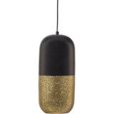 Tirsa Hanglamp 46cm Metaal Zwart Brass