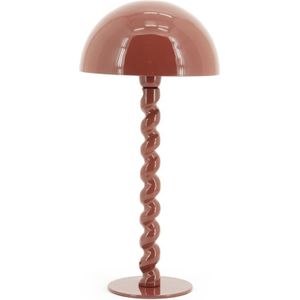 Table lamp Luox - coral red
