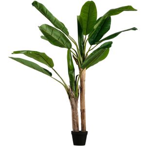 BANANENPLANT KUNSTPLANT GROEN 138CM