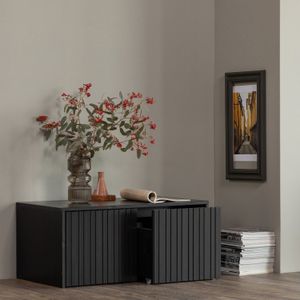 NEW GRAVURE KISTBANK GRENEN ZWART [fsc]