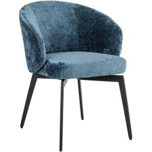 Stoel Amphara blue chenille fire retardant (Bergen 601 blue chenille)