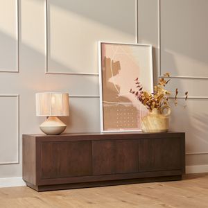 Brussel - TV-meubel - Walnut - Mangohout - 150 cm