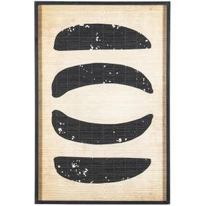 Schilderij Kyoto small - black