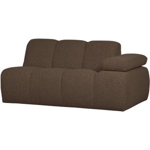 MOJO 1,5-ZITS MET ARM RECHTS BOUCLE BRUIN MELANGE