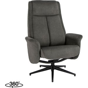 Fauteuil Bergen - Antraciet - Cosmo