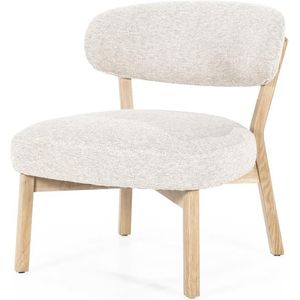 Fauteuil Mikky naturel - taupe Moon