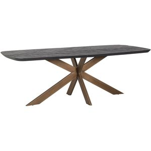 Eettafel Hayley 230 (Dark coffee)