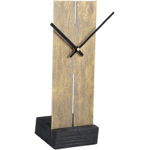 PTMD Klok Tunes - 16x10x32 cm - Metaal - Goud